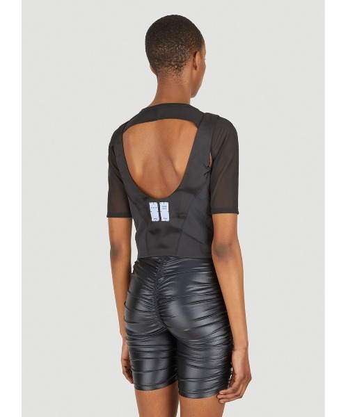 McQ by Alexander McQueen(-)の「【McQ】MODULAR TOP(Tシャツ/カットソー・レディース・ブラック・XS/S)」の6枚目の写真