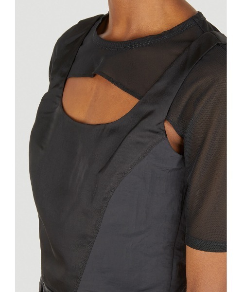 McQ by Alexander McQueen(-)の「【McQ】MODULAR TOP(Tシャツ/カットソー・レディース・ブラック・XS/S)」の7枚目の写真