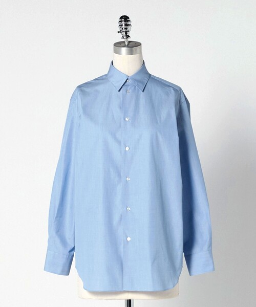 LOEFF ロエフ　コットン ブロード レギュラーカラー シャツ　イエナ LOEFF ロエフ コットン ブロード レギュラーカラー シャツ