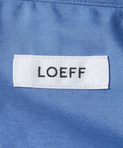 【極美品】LOEF コットンブロードレギュラーカラーシャツ サイズ２ LOEFF＞コットン ブロード レギュラーカラーシャツ（シャツ/ブラウス