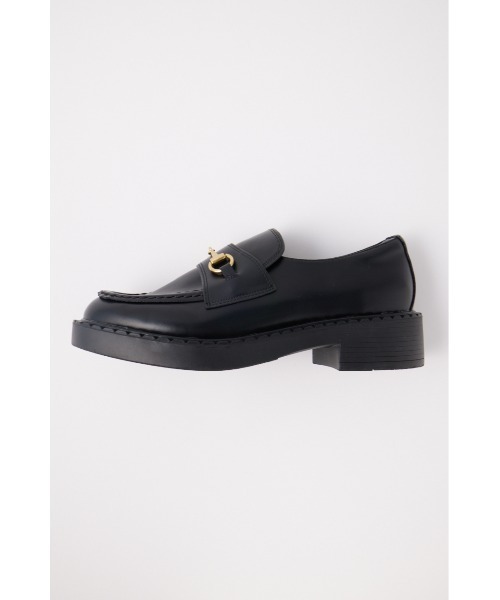 MOUSSY(マウジー)の「BIT F/LEATHER ローファー(ローファー・レディース・ブラウン/ブラック・MEDIUM/SMALL/LARGE)」の4枚目の写真