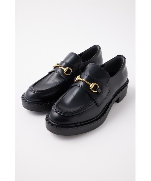 MOUSSY(マウジー)の「BIT F/LEATHER ローファー(ローファー・レディース・ブラウン/ブラック・MEDIUM/SMALL/LARGE)」の5枚目の写真