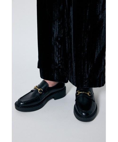 MOUSSY(マウジー)の「BIT F/LEATHER ローファー(ローファー・レディース・ブラウン/ブラック・MEDIUM/SMALL/LARGE)」の9枚目の写真