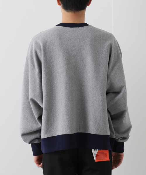 JOURNAL STANDARD relume（ジャーナルスタンダード　レリューム）の「440g ヘビーウェイトオーバーサイズスウェット（Tシャツ/カットソー・メンズ・グレー/ホワイト×ホワイト/ブラック系その他/グリーン系その他・MEDIUM/LARGE）」の17枚目の写真