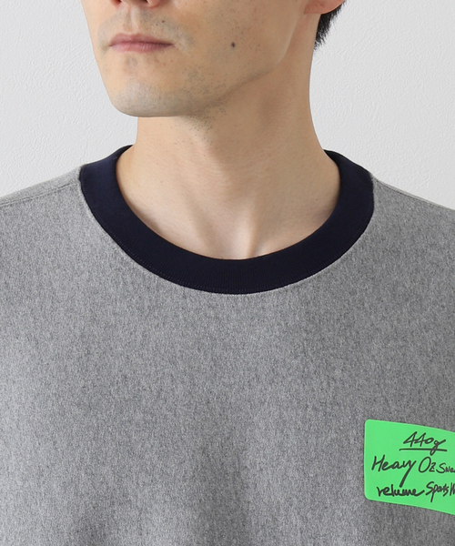 JOURNAL STANDARD relume（ジャーナルスタンダード　レリューム）の「440g ヘビーウェイトオーバーサイズスウェット（Tシャツ/カットソー・メンズ・グレー/ホワイト×ホワイト/ブラック系その他/グリーン系その他・MEDIUM/LARGE）」の16枚目の写真