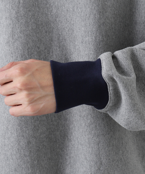 JOURNAL STANDARD relume（ジャーナルスタンダード　レリューム）の「440g ヘビーウェイトオーバーサイズスウェット（Tシャツ/カットソー・メンズ・グレー/ホワイト×ホワイト/ブラック系その他/グリーン系その他・MEDIUM/LARGE）」の13枚目の写真