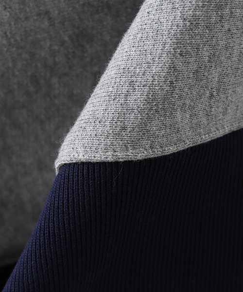 JOURNAL STANDARD relume（ジャーナルスタンダード　レリューム）の「440g ヘビーウェイトオーバーサイズスウェット（Tシャツ/カットソー・メンズ・グレー/ホワイト×ホワイト/ブラック系その他/グリーン系その他・MEDIUM/LARGE）」の7枚目の写真