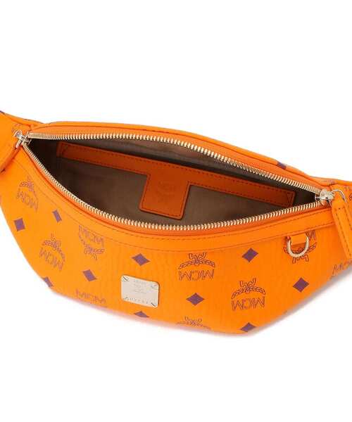MCM(エムシーエム)の「MCM/エムシーエム/Belt Bag Small/ベルトバッグ スモール(ボディバッグ/ウエストポーチ・レディース・ブラウン/オレンジ・00)」の9枚目の写真
