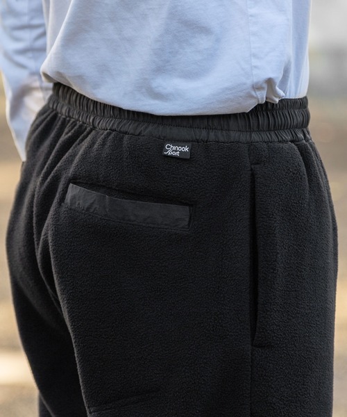 NANO universe（ナノユニバース）の「LB.04/別注ChinookSports フリースパンツ（その他パンツ・メンズ・ブラック/キャメル・L/M）」の3枚目の写真