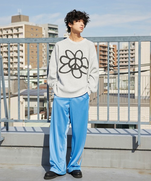 re_k by JUNRED（レクバイジュンレッド）の「re_k by JUNRED / サイドテープトラックワイドパンツ（その他パンツ・メンズ・ブラック/ブルー・S/M/L）」の16枚目の写真