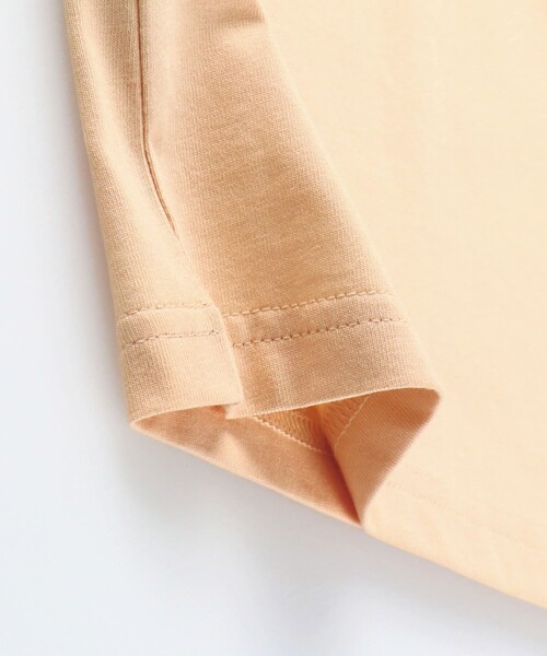 BRANSHES（ブランシェス）の「【綿100％ / 前後着れる2way】襟フリル長袖Tシャツ ロンT（Tシャツ/カットソー・キッズ・オレンジ/ブラック/オフホワイト/その他/ブルーグレー・110/120/90/100/130/140/150）」の11枚目の写真