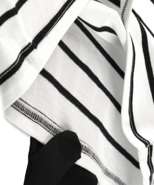 BRANSHES（ブランシェス）の「【綿100％ / 前後着れる2way】襟フリル長袖Tシャツ ロンT（Tシャツ/カットソー・キッズ・オレンジ/ブラック/オフホワイト/その他/ブルーグレー・110/120/90/100/130/140/150）」の12枚目の写真