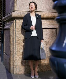 自由区（ジユウク）の「【洗える】ダブルフェイススーティング フレアスカート（スカート・レディース）」