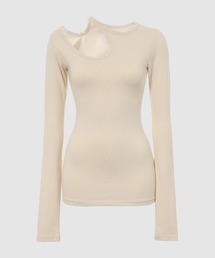 CURVE HOLE T-SHIRT