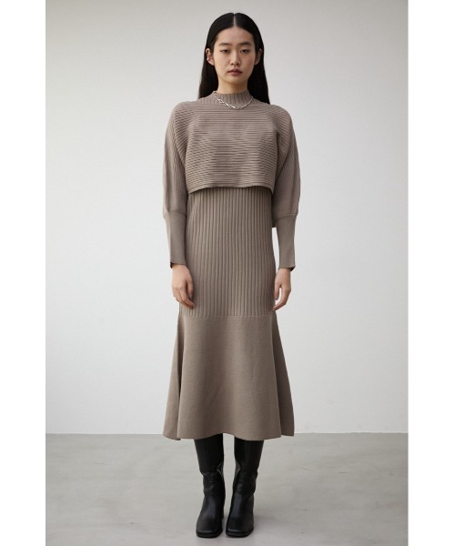 AZUL by moussy（アズールバイマウジー）の「LAYERED KNIT SET