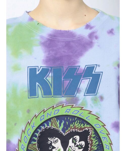 jouetie（ジュエティ）の「KISS ダメージプルオーバー【コラボ】（スウェット・レディース・ブラック/レッド/その他1・MEDIUM）」の19枚目の写真