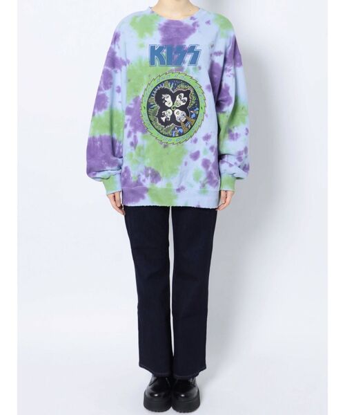 jouetie（ジュエティ）の「KISS ダメージプルオーバー【コラボ】（スウェット・レディース・ブラック/レッド/その他1・MEDIUM）」の22枚目の写真