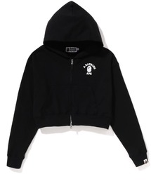 A BATHING APE（アベイシングエイプ）の「COLLEGE CROPPED ZIP HOODIE L（パーカー）」
