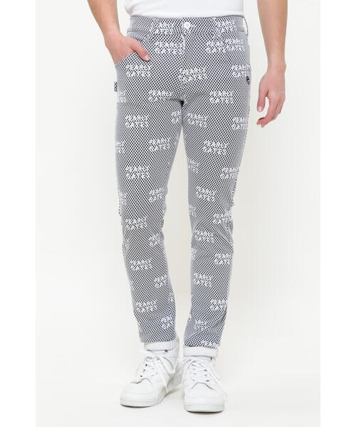 専用ページ1 PEARLY GATES】チェックロゴジャガード 5ポケットパンツ