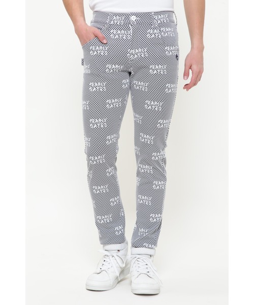 PEARLY GATES】チェックロゴジャガード 5ポケットパンツ