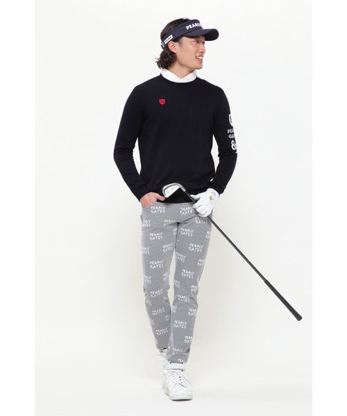 PEARLY GATES】チェックロゴジャガード 5ポケットパンツ