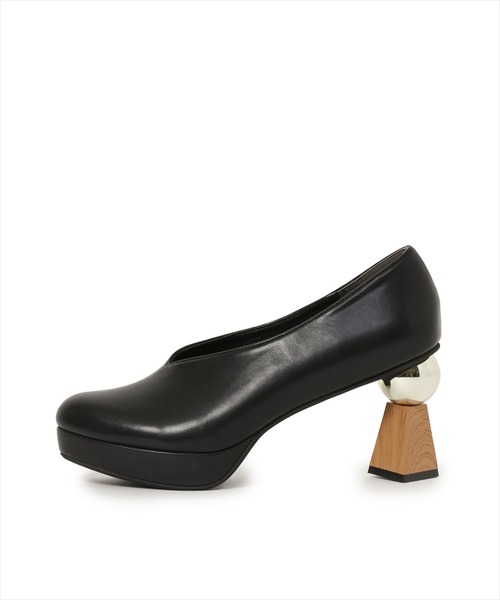 REDYAZEL(レディアゼル)の「デザインヒールパンプス(パンプス・レディース・ブラック/ラベンダー/カーキ・SMALL/MEDIUM/LARGE)」の4枚目の写真