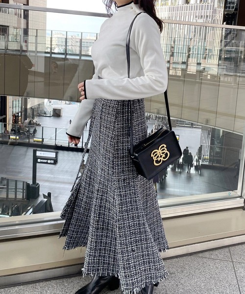 one after another NICE CLAUP(ワンアフターアナザーナイスクラップ)の「【スタッフ考案】ハイネックトップス+デニムサロペット(サロペット/オーバーオール・レディース・ブルー/ブラック・FREE)」の19枚目の写真