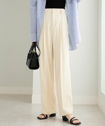 CHAN ME | ウエストタックワイドパンツ(スラックス)