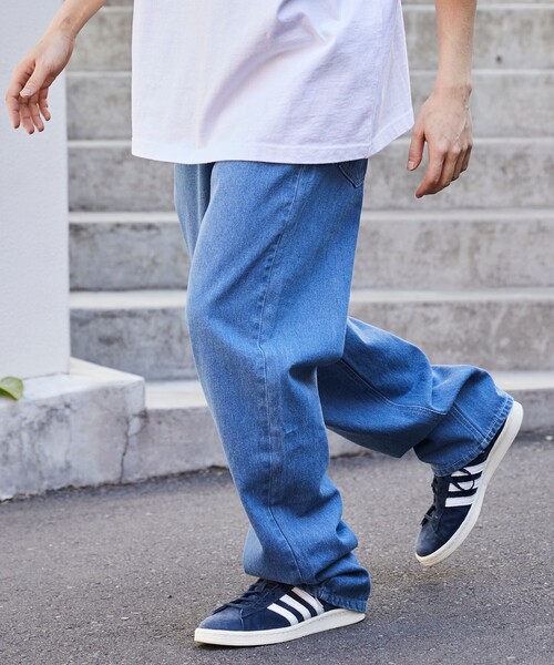 FREAK'S STORE（フリークスストア）の「【限定展開】LOOSE FIT ルーズフィット デニムパンツ/バギーデニム（デニムパンツ・メンズ・ブルー/ブラック/ライトブルー/ネイビー・SMALL/MEDIUM/LARGE）」の8枚目の写真