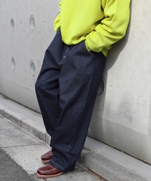 MSG（エムエスジー）の「Buyer's Select/10ozデニム　ワイドパンツ（デニムパンツ）」