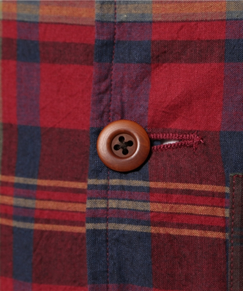 OUTLET（アウトレット）の「【BLOOM&BRANCH】tssPlaidPatch3BJKT（その他アウター・メンズ・レッド・1）」の2枚目の写真