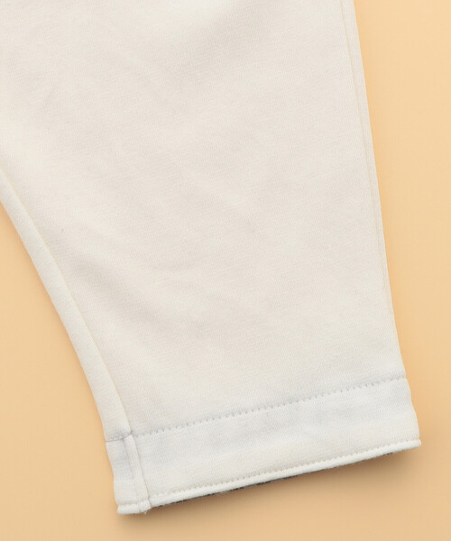 COMME CA ISM（コムサイズム）の「ギンガムチェック使い　ロングパンツ(80・90cm)（その他パンツ・キッズ・オフホワイト/ブラック・80ｃｍ/90cm）」の8枚目の写真