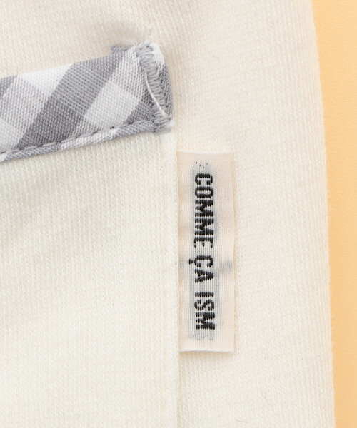 COMME CA ISM（コムサイズム）の「ギンガムチェック使い　ロングパンツ(80・90cm)（その他パンツ・キッズ・オフホワイト/ブラック・80ｃｍ/90cm）」の11枚目の写真