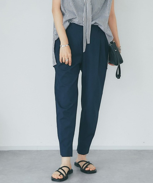 RIVE DROITE（リヴドロワ）の「インスリットパンツ（その他パンツ・レディース・ベージュ/オフホワイト/グレー/グリーン/ネイビー/ブラック/ミント・36/38）」の7枚目の写真