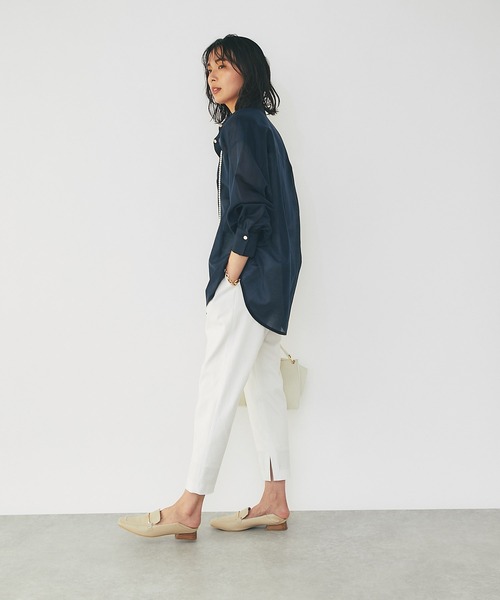 RIVE DROITE（リヴドロワ）の「インスリットパンツ（その他パンツ・レディース・ベージュ/オフホワイト/グレー/グリーン/ネイビー/ブラック/ミント・36/38）」の19枚目の写真