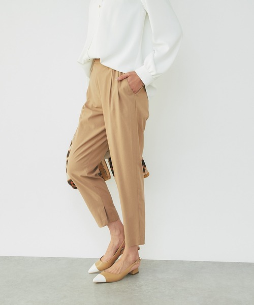 RIVE DROITE（リヴドロワ）の「インスリットパンツ（その他パンツ・レディース・ベージュ/オフホワイト/グレー/グリーン/ネイビー/ブラック/ミント・36/38）」の9枚目の写真