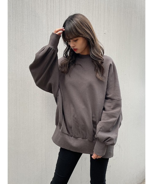 ENVYM（アンビー）の「ＢＩＧ Ｅｌｏｇｏ ＰＯ（Tシャツ/カットソー・レディース・ホワイト/ブラック/ブルー・FREE）」の17枚目の写真