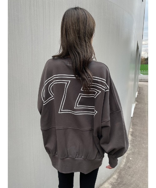 ENVYM（アンビー）の「ＢＩＧ Ｅｌｏｇｏ ＰＯ（Tシャツ/カットソー・レディース・ホワイト/ブラック/ブルー・FREE）」の19枚目の写真