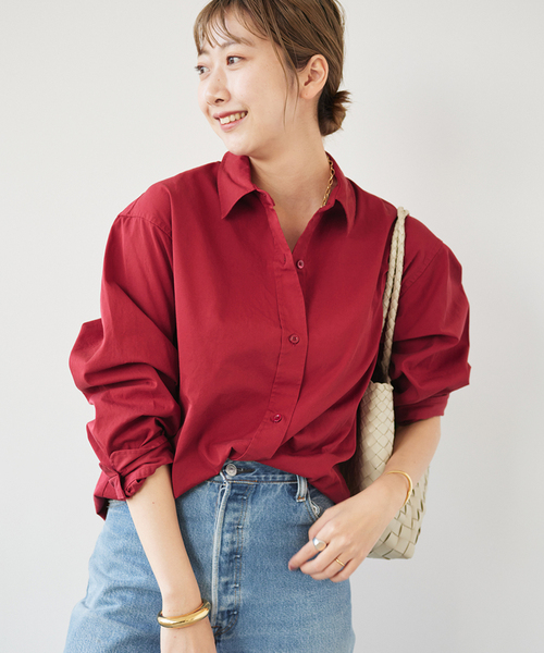 plage（プラージュ）の「douce cotton wash シャツ（シャツ