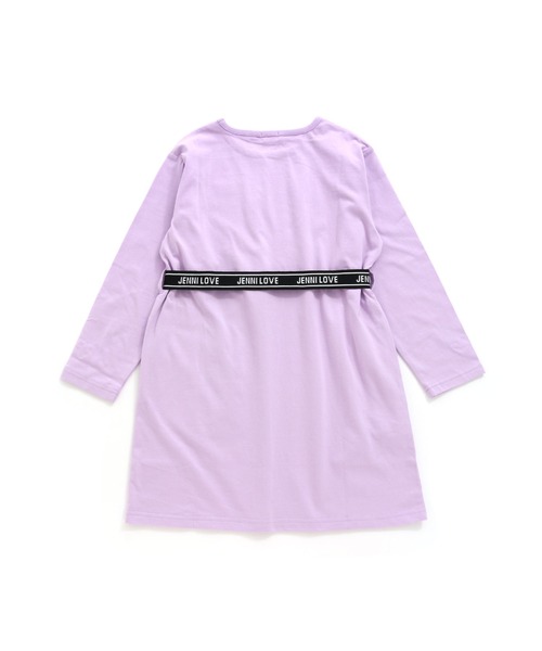 JENNI love（ジェニィラブ）の「ロゴベルト付きワンピ（ワンピース・キッズ・ブラック/ラベンダー・130cm/140cm/150cm/160cm）」の20枚目の写真