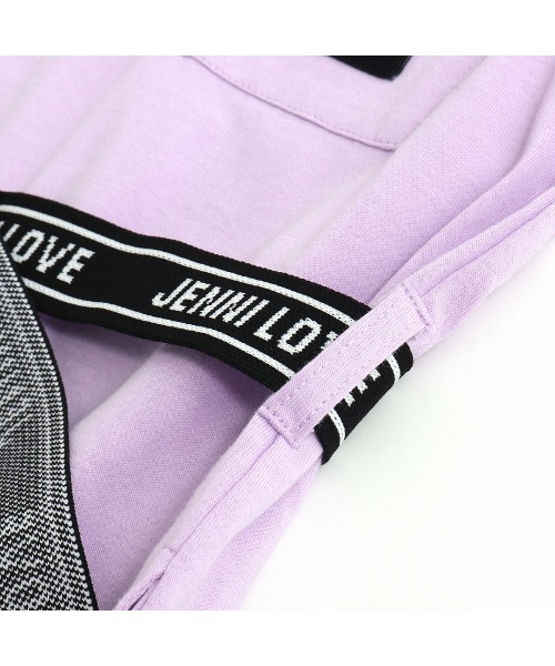 JENNI love（ジェニィラブ）の「ロゴベルト付きワンピ（ワンピース・キッズ・ブラック/ラベンダー・130cm/140cm/150cm/160cm）」の16枚目の写真