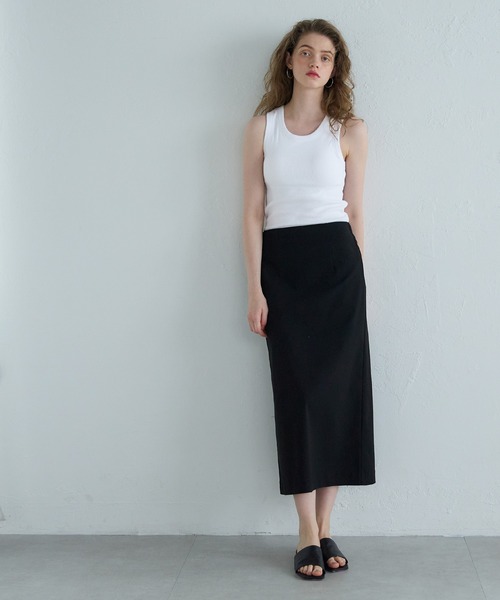 coca（coca）（コカ）の「＼新色追加／カップ付アメスリタンクトップ[外で着られるブラトップスOUT BRA]（タンクトップ・レディース・ネイビー/ベージュ/ホワイト/ブラック/グレー/ライトブルー/イエロー/その他1/チャコール/ピンク/ブラウン/ライトグリーン・S/M/L）」の19枚目の写真