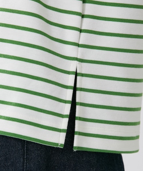 Le temps riche(ルタンリッシュ)の「セーラーカラーボーダープルオーバー <Le temps riche>(Tシャツ/カットソー・レディース・グリーン/ネイビー・L/M/LL)」の20枚目の写真