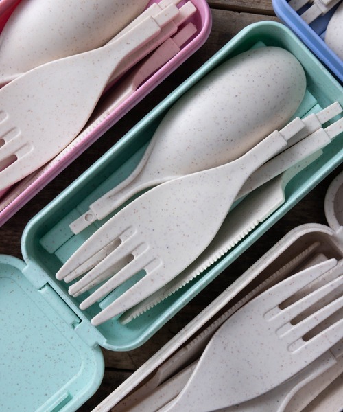 Jubilee（ジュビリー）の「アウトドア ポータブル 折りたたみ 麦わらカトラリー 2色セット（カトラリー・レディース・その他1/その他2・FREE）」の6枚目の写真