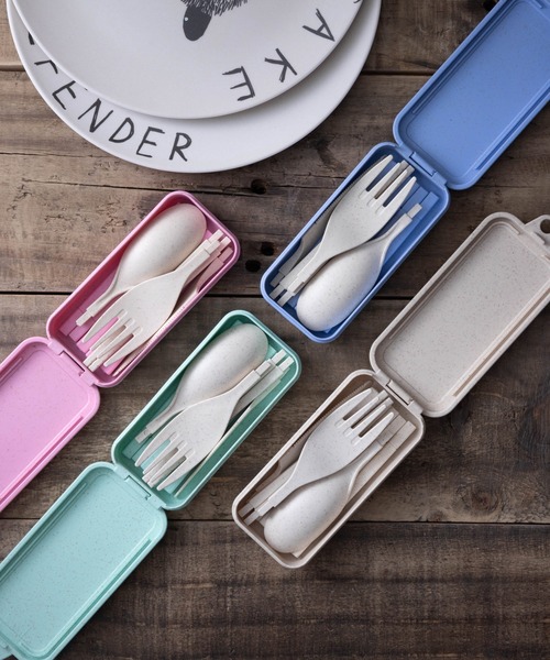 Jubilee（ジュビリー）の「アウトドア ポータブル 折りたたみ 麦わらカトラリー 2色セット（カトラリー・レディース・その他1/その他2・FREE）」の4枚目の写真