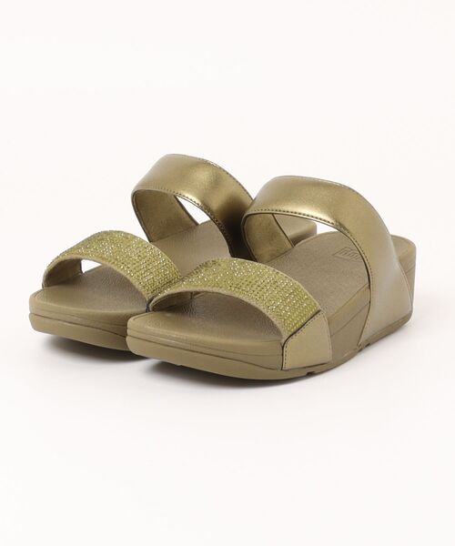 fitflop(フィットフロップ)の「【fitflop】フィットフロップ LULU CRYSTAL EMBELLISHED SLIDES(サンダル・レディース・ブラック/ネイビー/ベージュ/ピンクゴールド/カーキ・US8/US7/US6/US5)」の3枚目の写真
