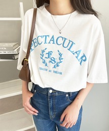 ラメロゴプリントＴシャツ