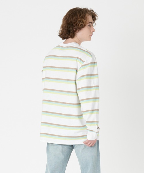 Levi's(リーバイス)の「Levi's/リーバイス ロングスリーブシャツ ポケット ホワイト FLUID(Tシャツ/カットソー・メンズ・マルチ・S/M/L/XL)」の5枚目の写真