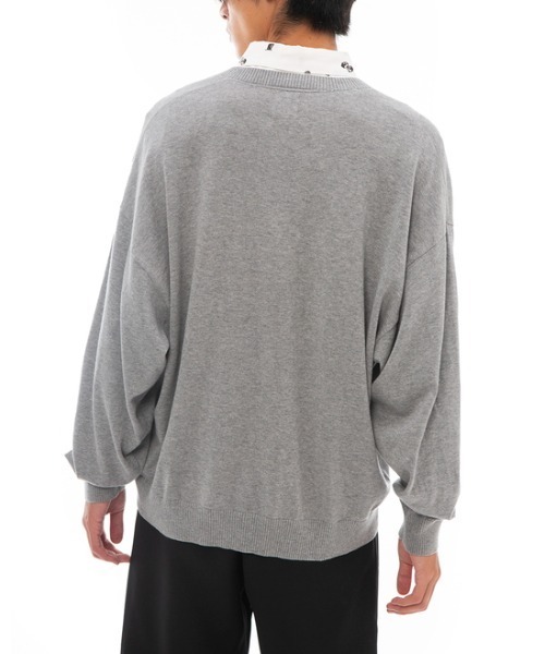 RVCA(ルーカ)の「RVCA メンズ ARCH RVCA V-KNIT セーター【2023年春夏モデル】/ルーカVネックニット(ニット/セーター・メンズ・ブラック/グレー/パープル系その他・SMALL/MEDIUM/LARGE)」の10枚目の写真