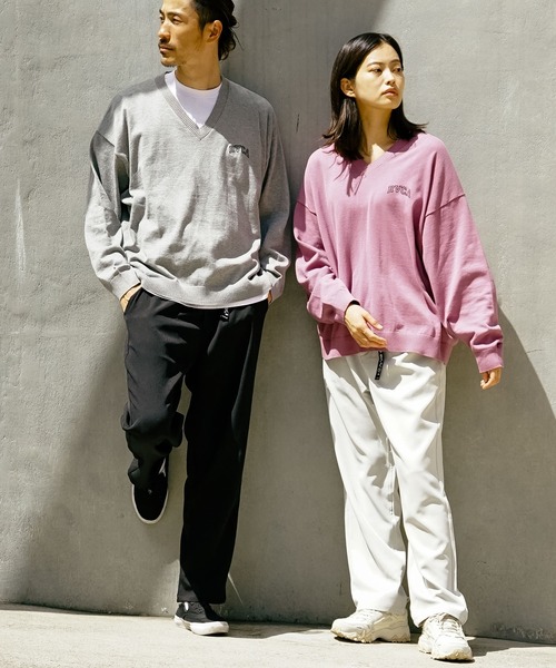 RVCA(ルーカ)の「RVCA メンズ ARCH RVCA V-KNIT セーター【2023年春夏モデル】/ルーカVネックニット(ニット/セーター・メンズ・ブラック/グレー/パープル系その他・SMALL/MEDIUM/LARGE)」の14枚目の写真